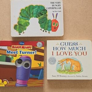Children's Board Books Set Of Three
